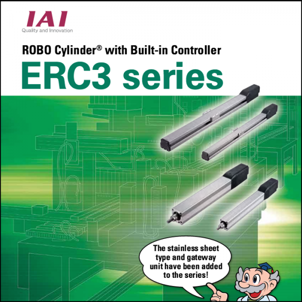 ERC3 ROBO Cylinder® with Built-in Controller (CJ0184-4A-UST-3-0416)