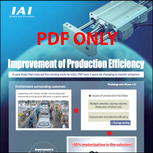 Improvement of Production Efficiency Case Study (CJ0190-1A-UST-1-0812)
