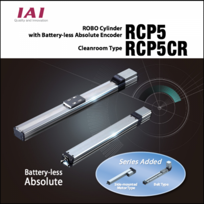 RCP5/RCP5CR Series with Battery-less Absolute Encoder as Standard (CE0215-7A-0116)